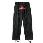 Corteiz Purp Guerillaz Cargos Schwarz/Rot