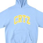 Corteiz Dropout Hoodie Baby Blau