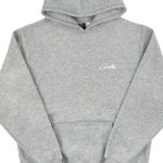 Corteiz HMP bestickter Kapuzenpullover Grau