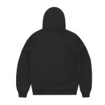 Corteiz Satin Hoodie mit C-Star-Applikation in Schwarz