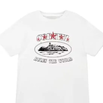 Corteiz 5 Starz Alcatraz T-Shirt White