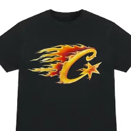 Corteiz Flame C Starz T-Shirt Black