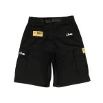 Corteiz Alcatraz Cargo Shorts Black