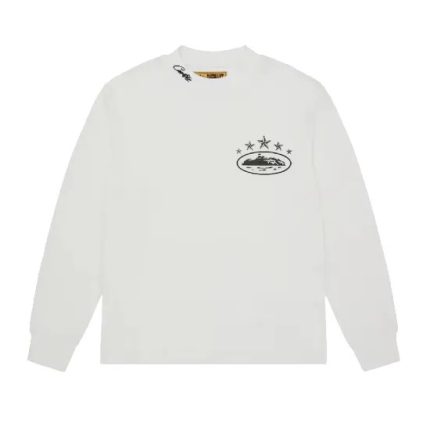 Corteiz 5Starz Alcatraz Sweatshirt White