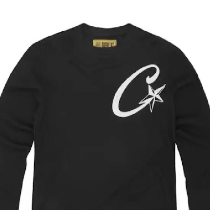 Corteiz C Starz Waffle Sweatshirt Black