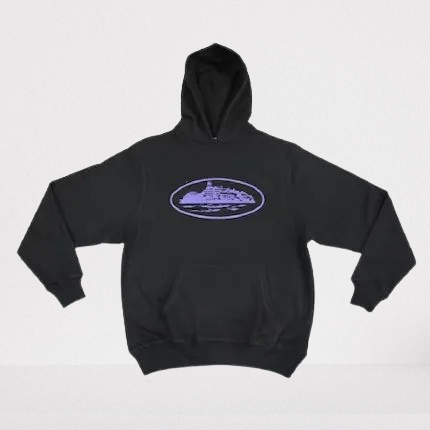 Corteiz Alcatraz Hoodie – Black Purple